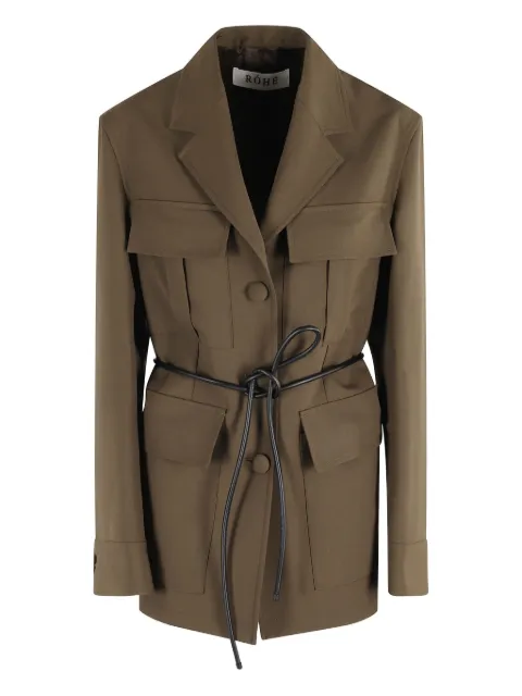 Róhe belted wool jacket