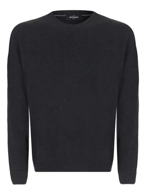 Gran Sasso ribbed crew neck sweater