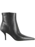 Michael Michael Kors pointed-toe leather boots - Black