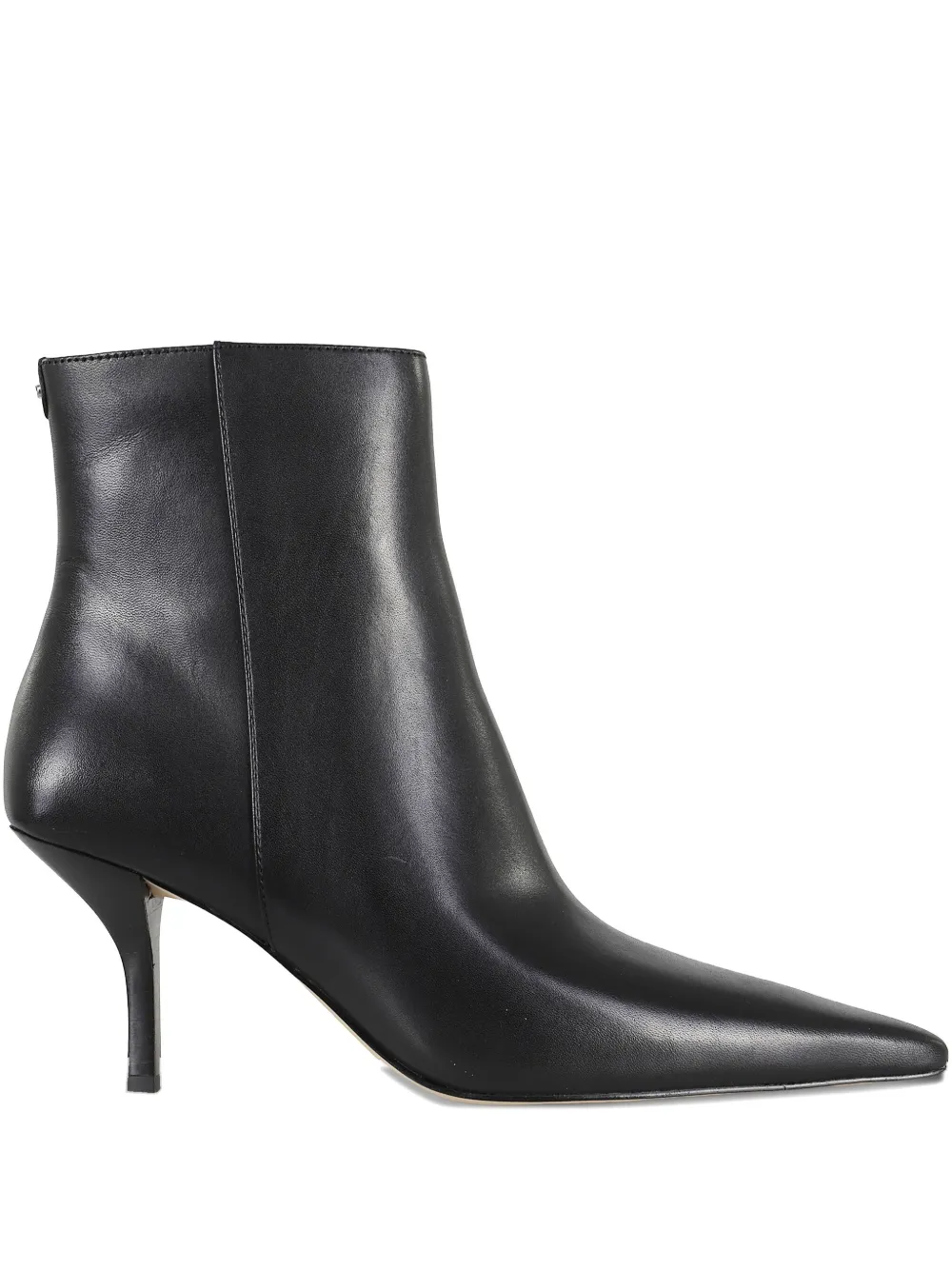 Michael Michael Kors Pointed-toe Leather Boots In Black
