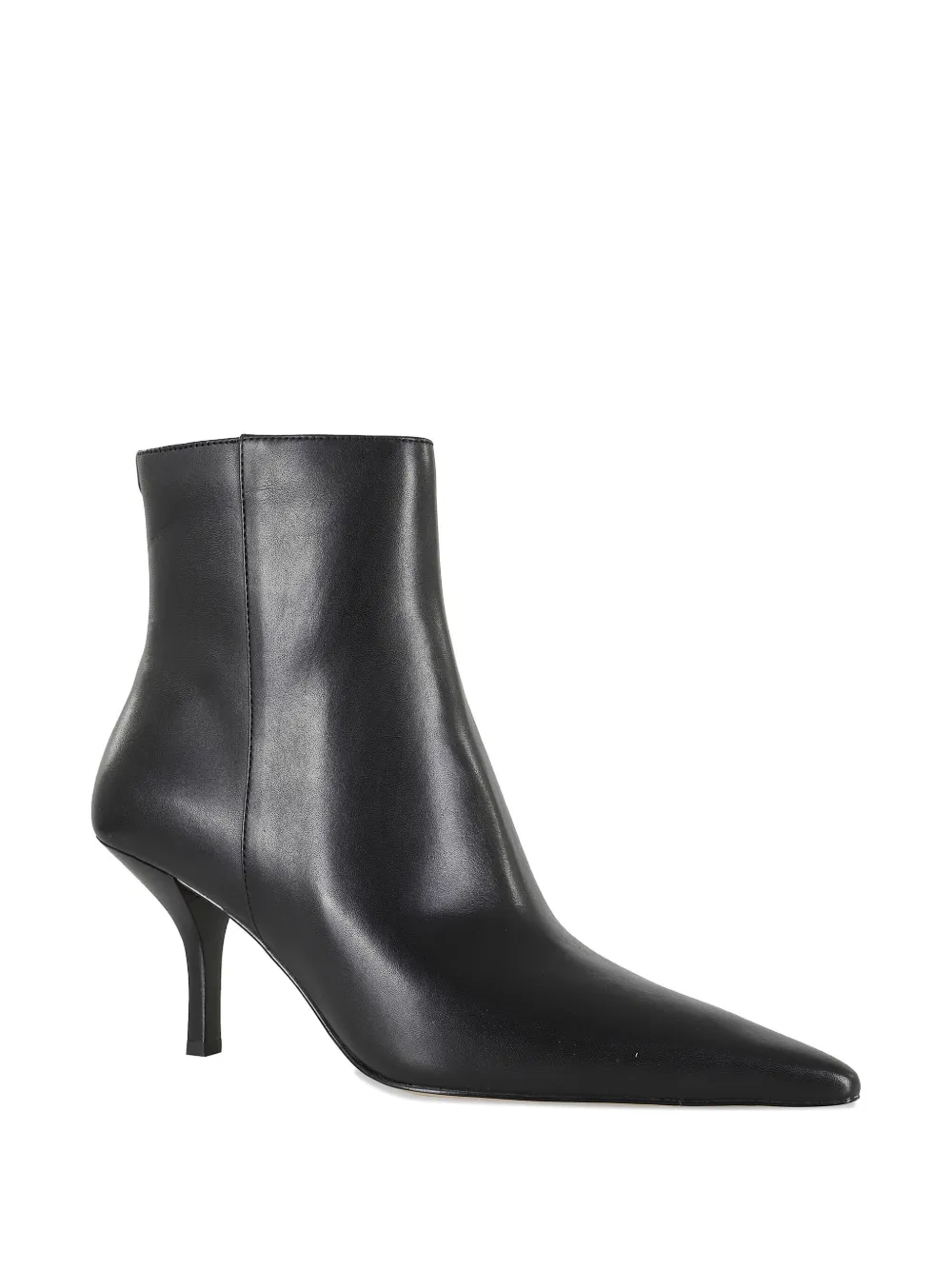 Michael Michael Kors Pointed-toe Leather Boots In Black
