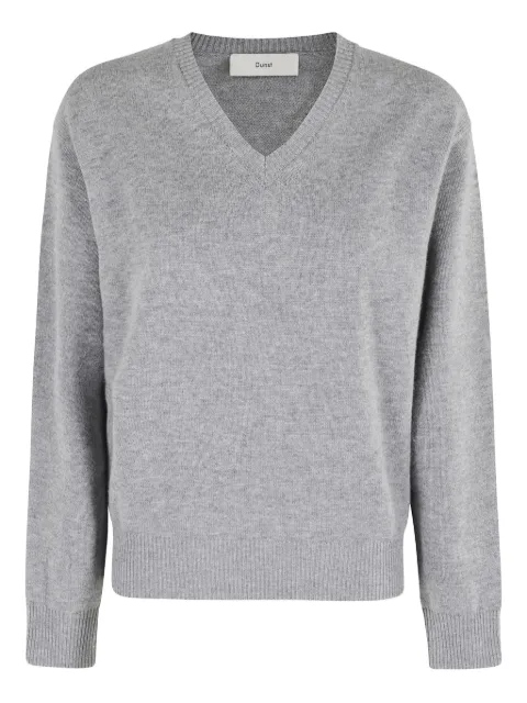 DUNST V-neck long-sleeve sweater