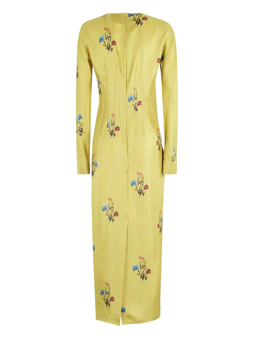 Marni Maxi-jurk met bloemenprint - Geel