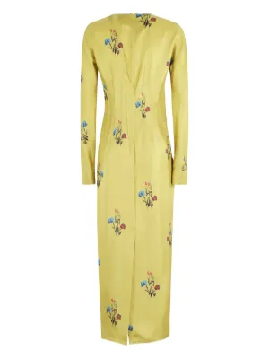 MARNI　シルクワンピース MARNI マルニ ワンピース Cotton-blend jersey midi 1058573