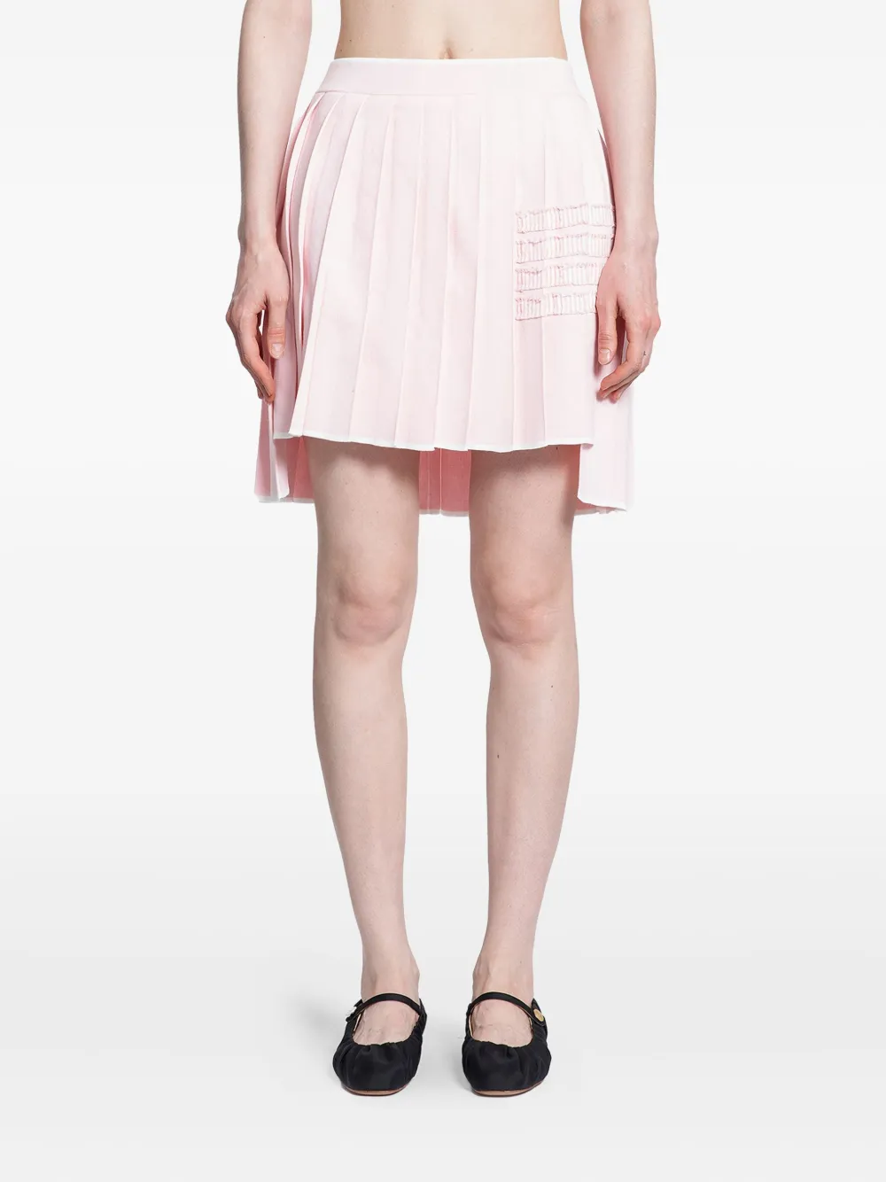 Thom Browne pleated mini skirt | Pink | Image 1