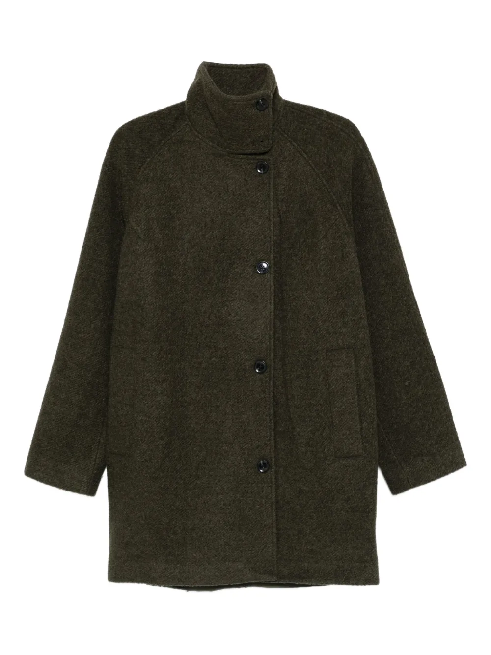 SAMSOE SAMSOE high-neck fitted jacket | Green | Image 1
