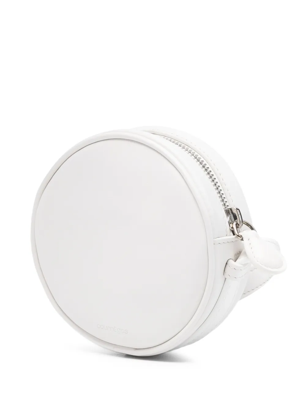 Courrèges Shopper met logo-reliëf Wit