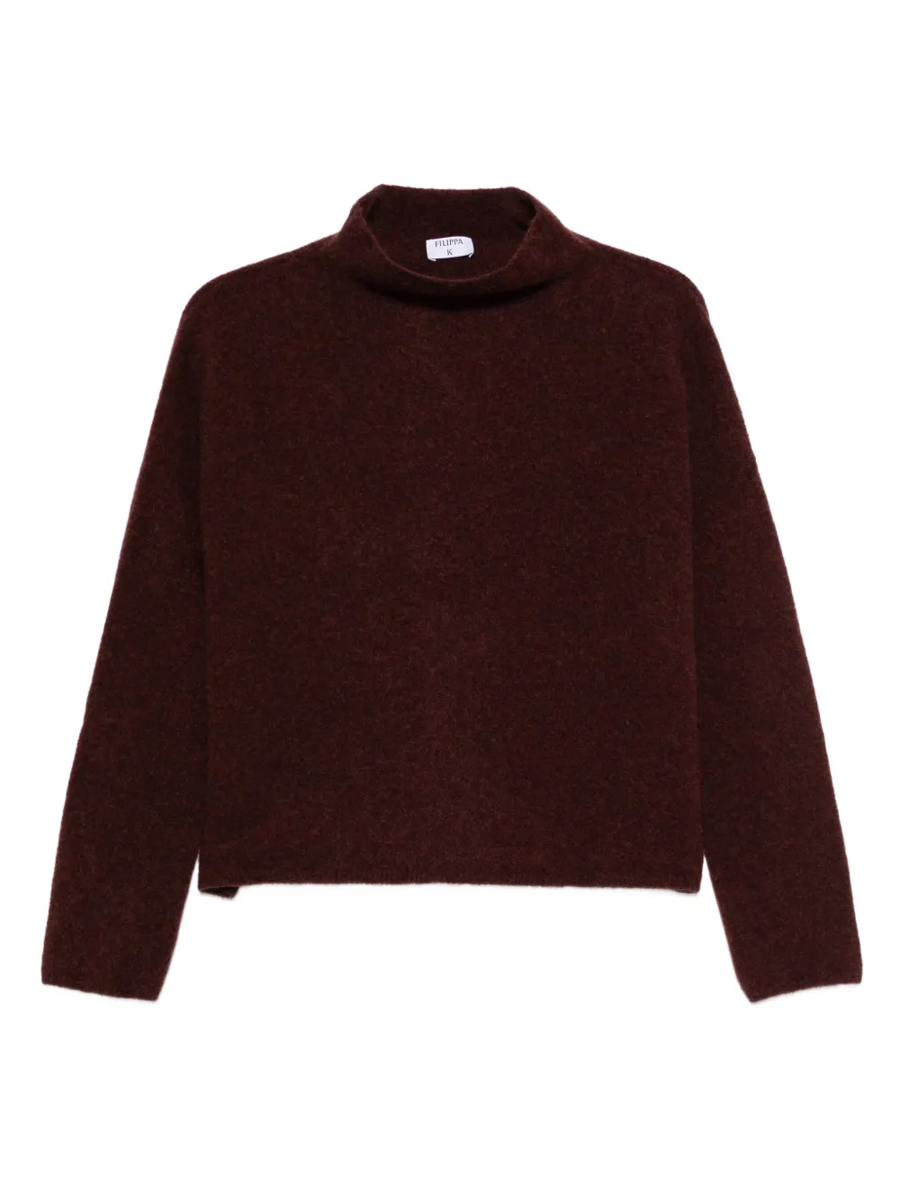 Filippa K high-neck boxy sweater | Purple | Image 1