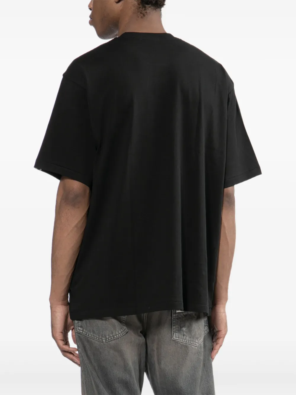 A BATHING APE T-shirt met logoprint Zwart