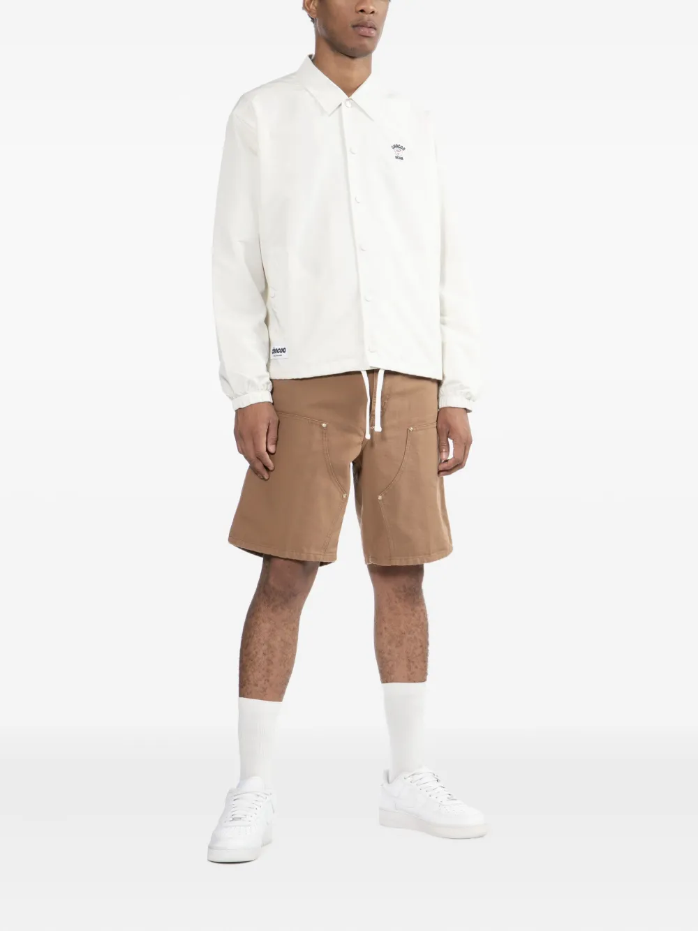 CHOCOOLATE logo-patched shirt jacket | Shirt Jackets | Image 2