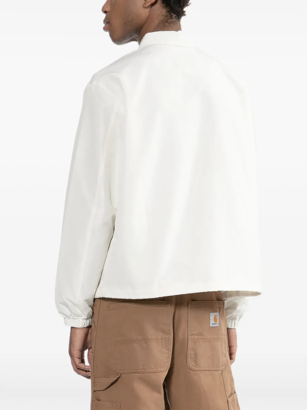 CHOCOOLATE Shirtjack met logopatch Wit