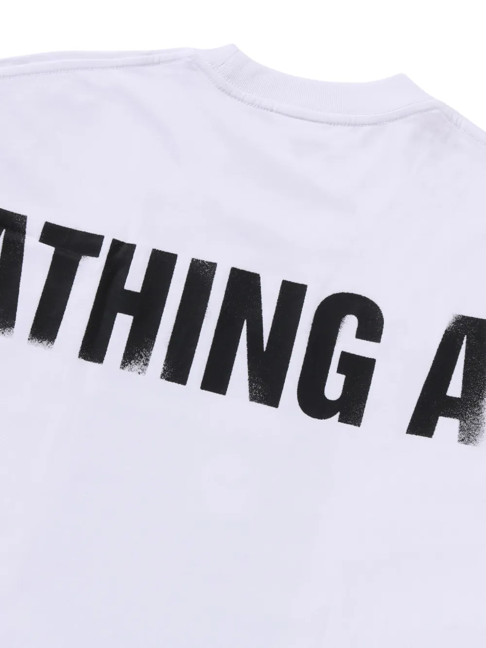 A Bathing Ape Logo-print T-shirt In White