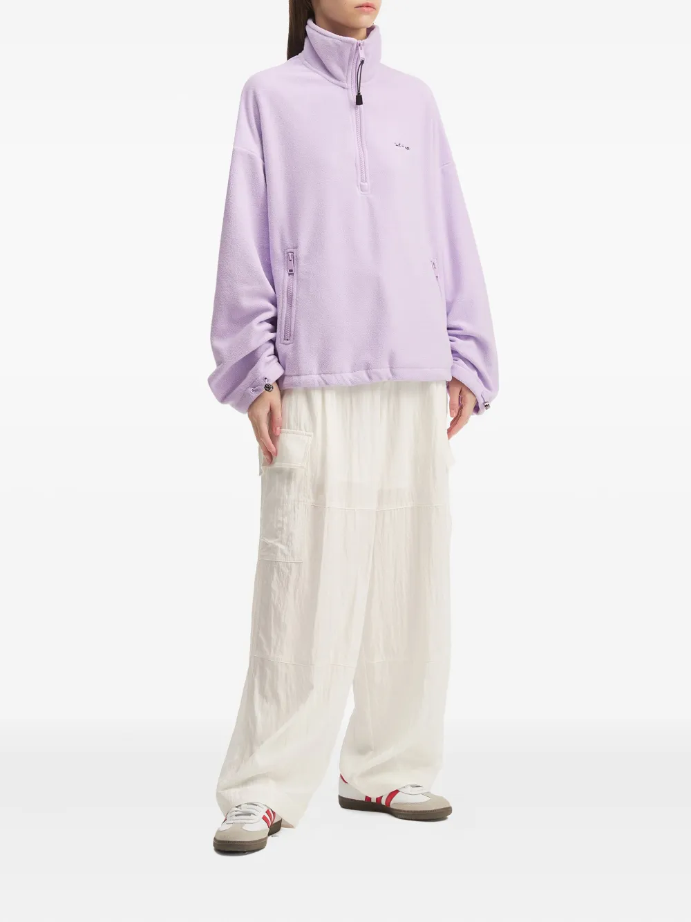 tout a coup half-zip fleece sweatshirt | Sweaters | Image 2