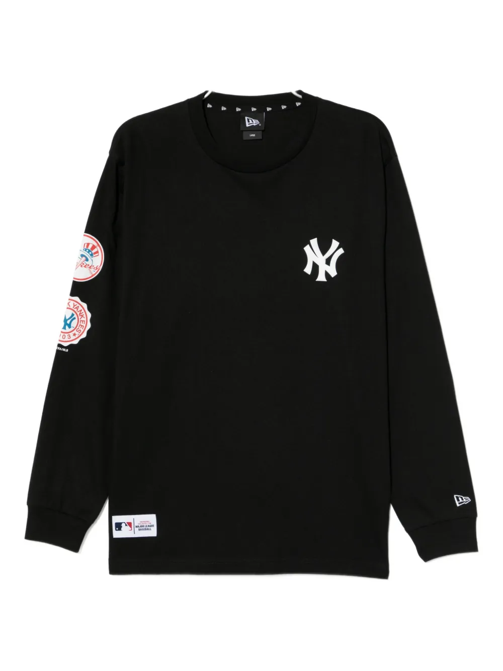 NEW ERA CAP X MLB logoed t-shirt - ブラック NEW ERA CAP X MLB logoed t-shirt - ブラック