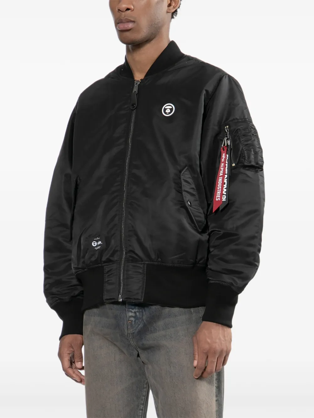 Aape By A Bathing Ape Moonface Jacket In Black