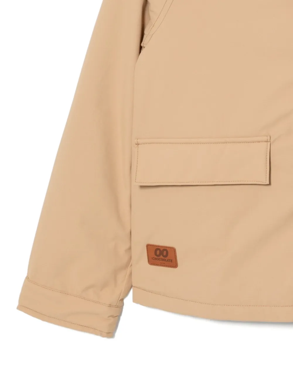 Chocoolate Logo-embroidered Jacket In Brown