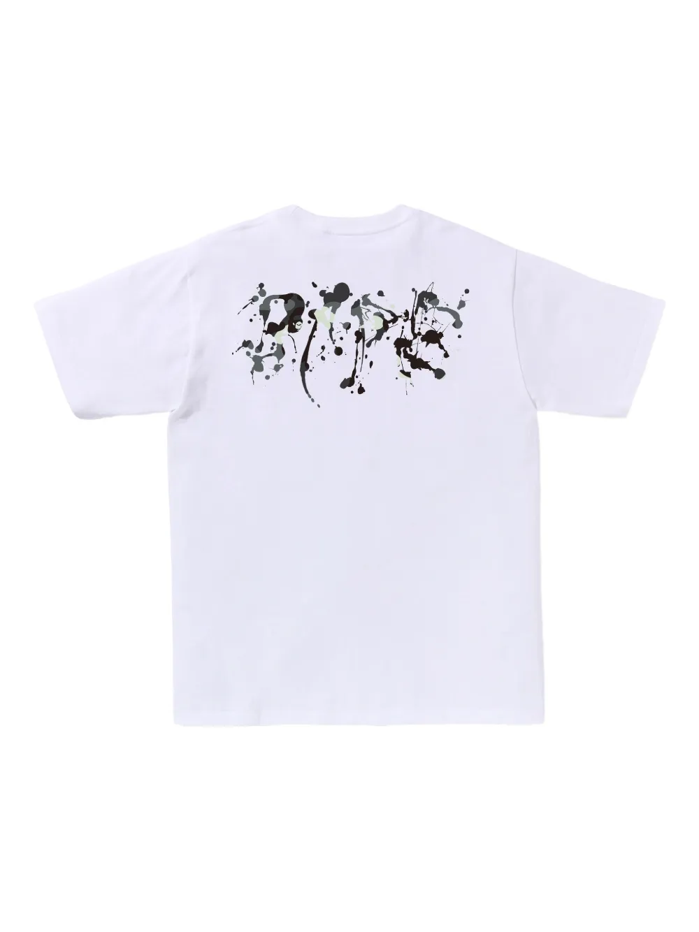 A BATHING APE T-shirt met logoprint - Wit