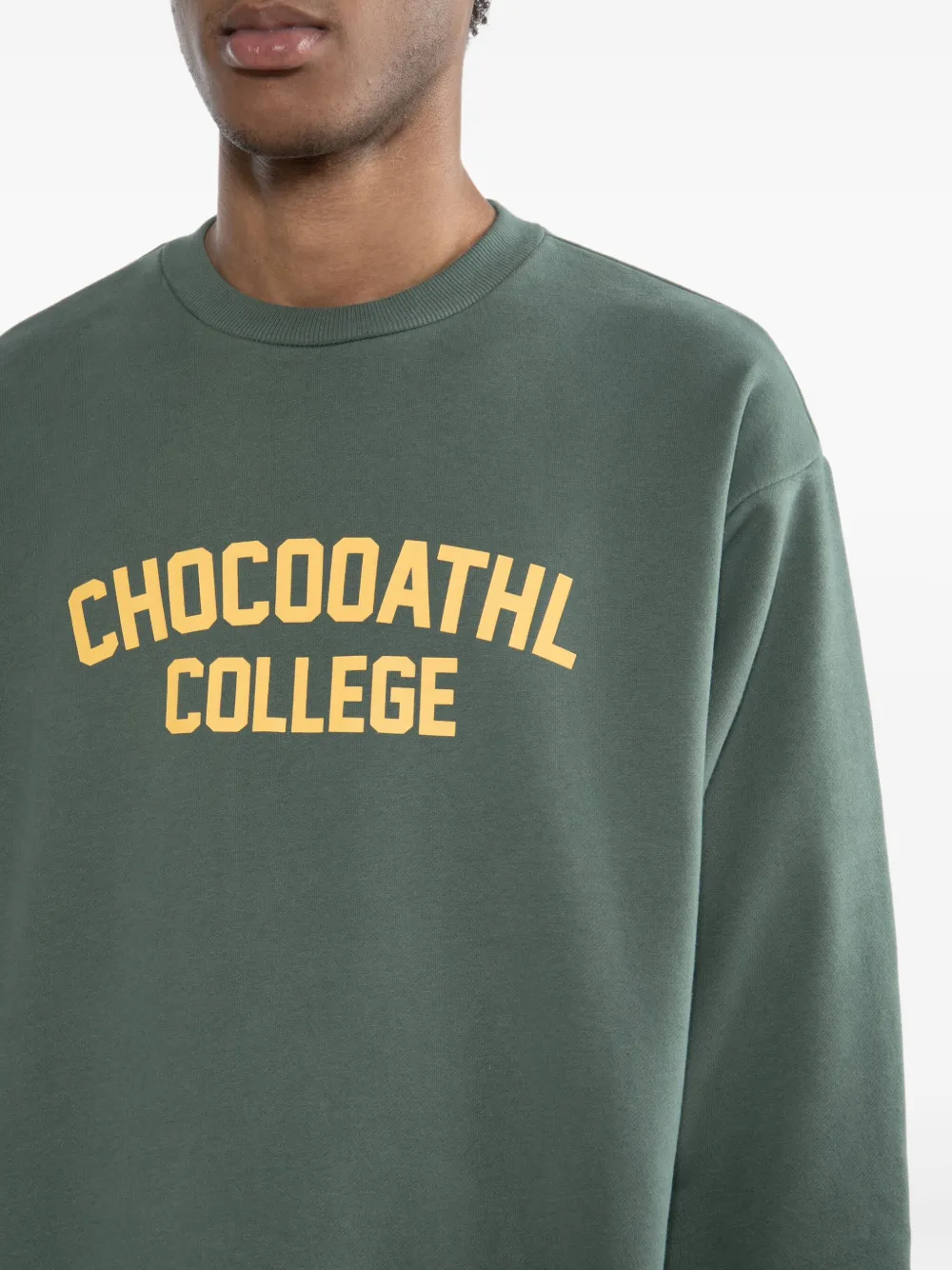 CHOCOOLATE Sweater met logo Groen