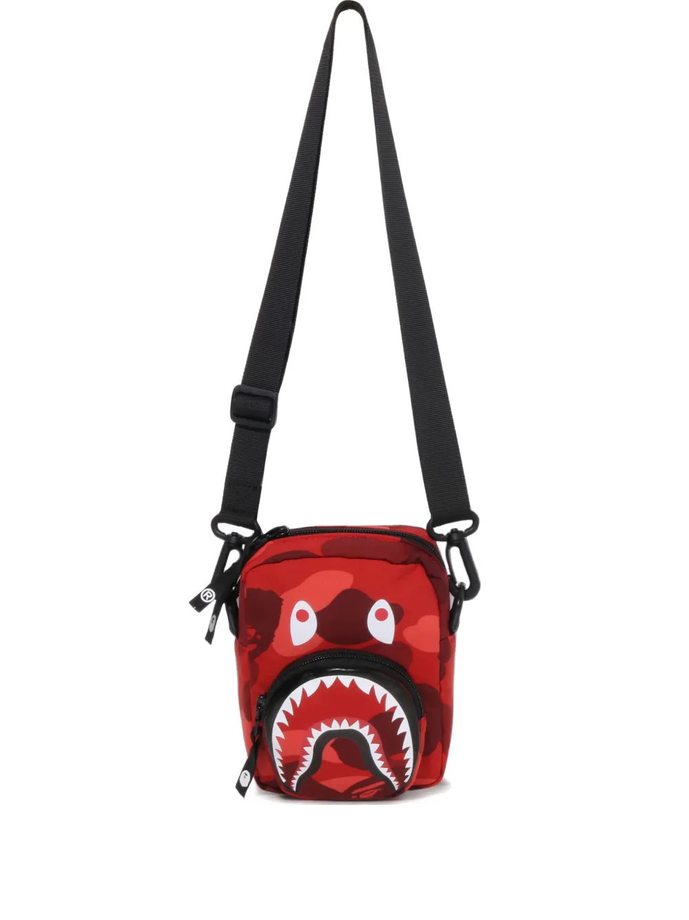 A BATHING APE® shark-head messenger bag - レッド A BATHING APE® shark-head messenger bag - レッド
