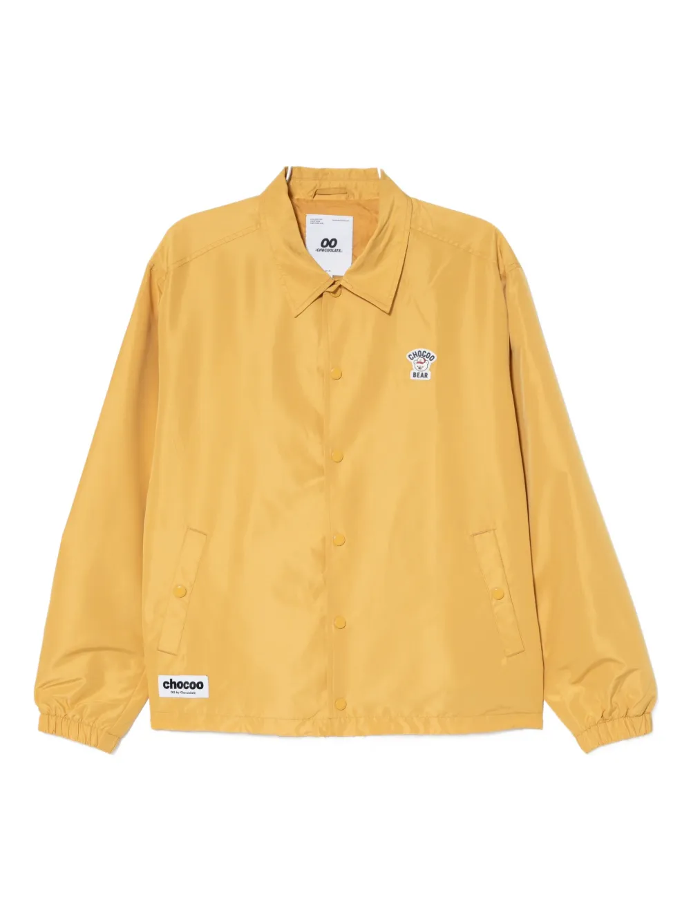 CHOCOOLATE Giacca con applicazione logo - Giallo
