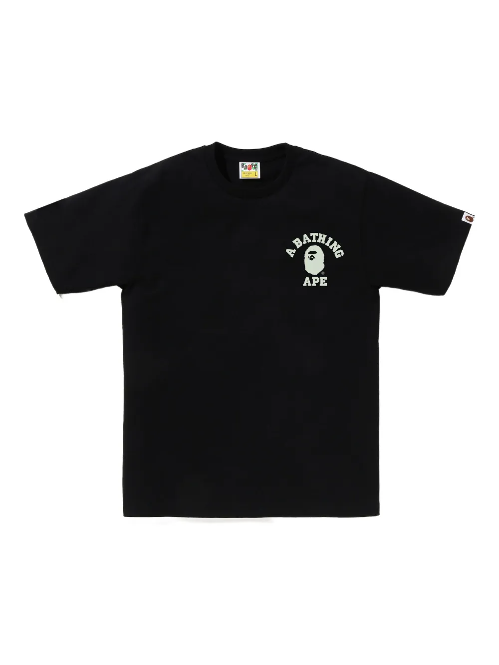 A Bathing Ape Glow-in-the-dark T-shirt In Black