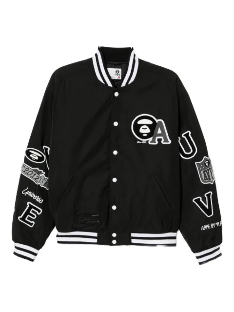 AAPE BY *A BATHING APE® logo-embroidered jacket