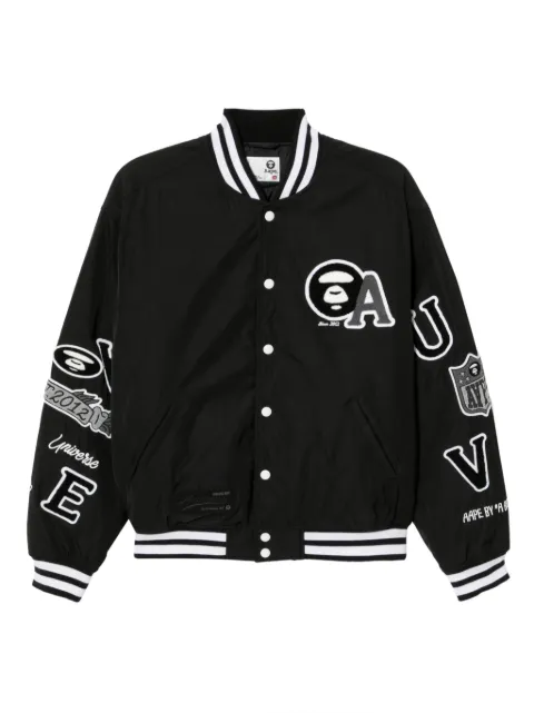 AAPE BY *A BATHING APE® logo-embroidered jacket