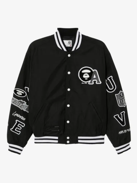AAPE BY *A BATHING APE® logo-embroidered jacket