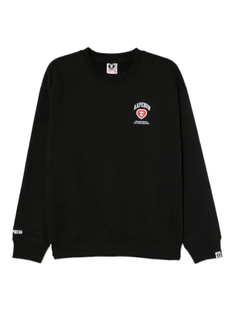 AAPE BY *A BATHING APE® 로고 패치 스웨트셔츠