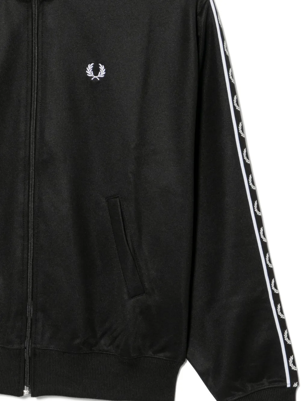Fred Perry Jack met geborduurd logo Zwart
