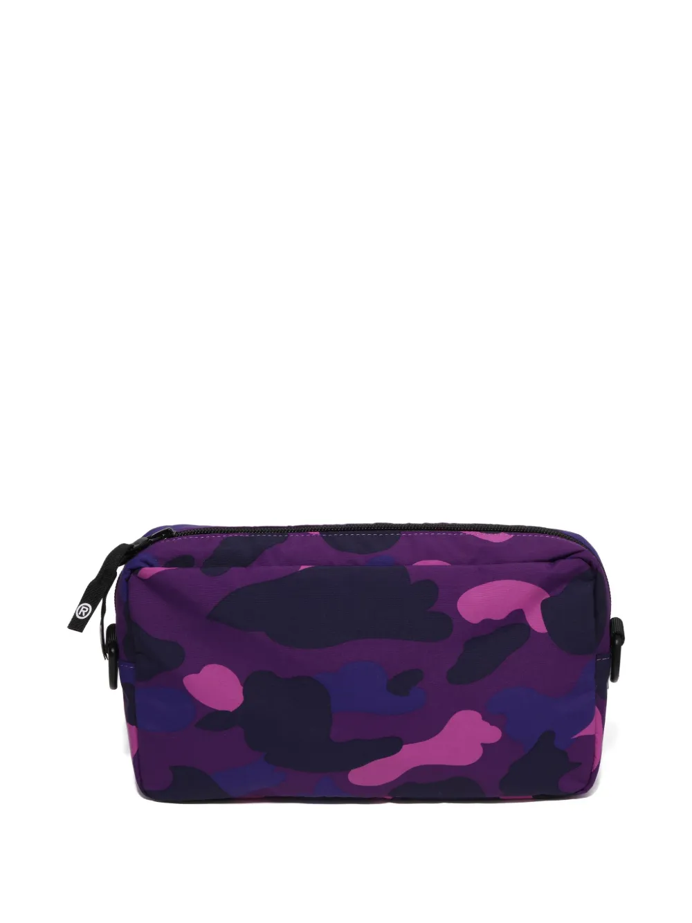 A BATHING APE Messengertas met camouflageprint - Paars