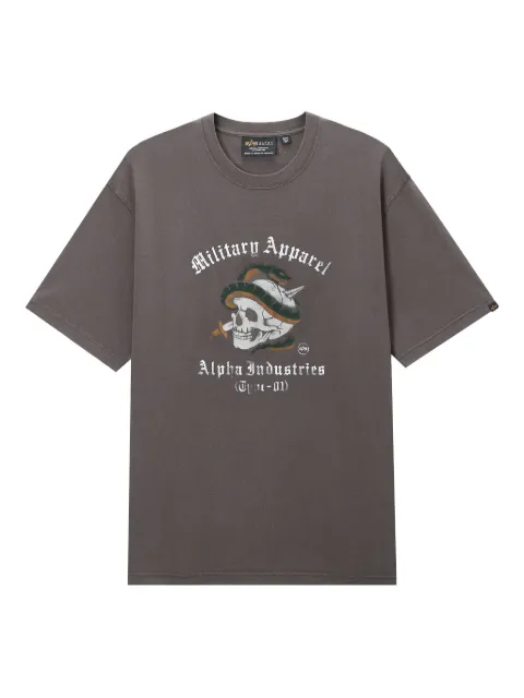 Alpha Industries playera con motivo Skull