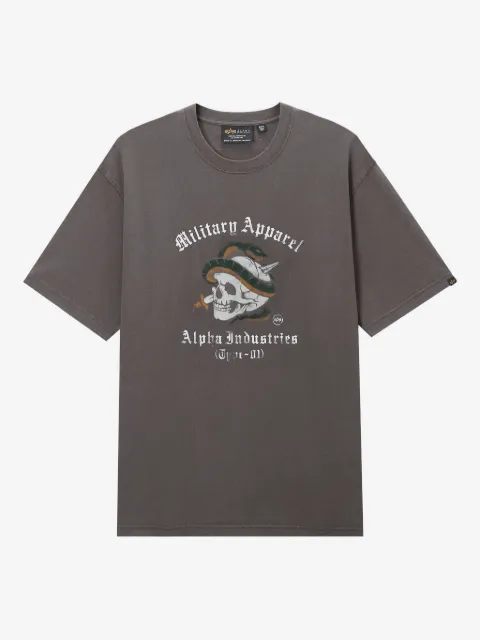 Alpha Industries skull graphic T-shirt