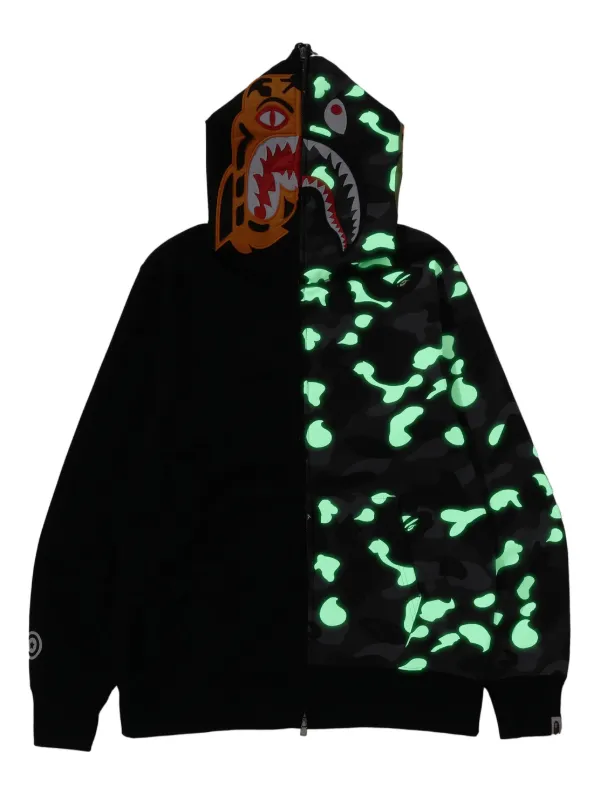 A BATHING APE MAP CAMO SHARK パーカー M BAPE-Map-Camo-Shark-Full-Zip-