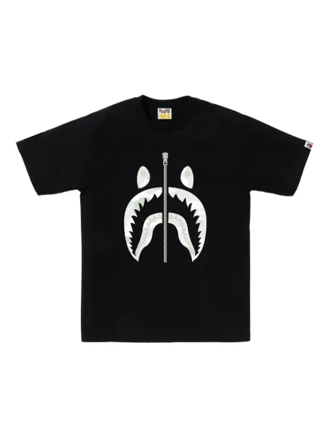 A BATHING APE® playera con motivo Shark