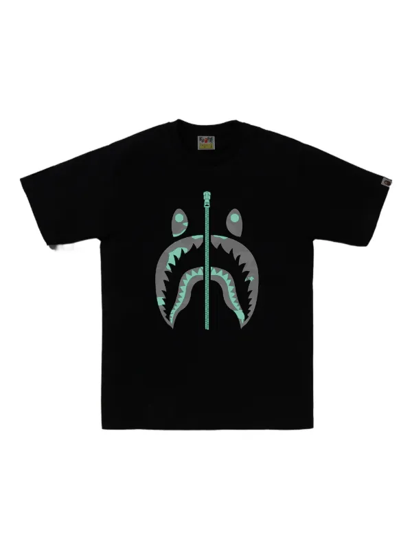 A BATHING APE® プリント Tシャツ | ブラック | FARFETCH JP