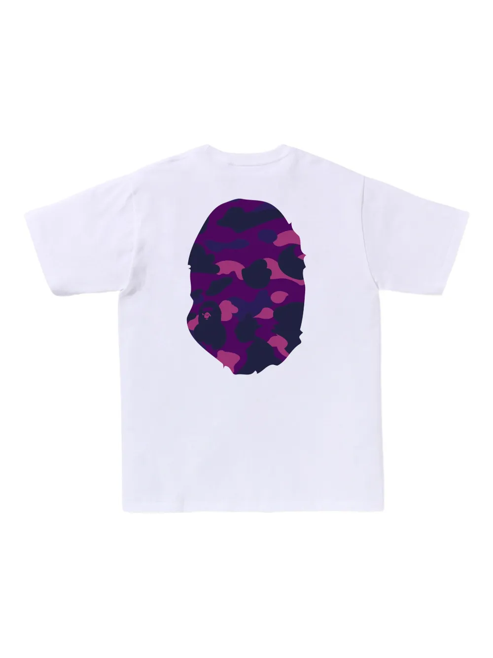 A Bathing Ape Camo-print T-shirt In White