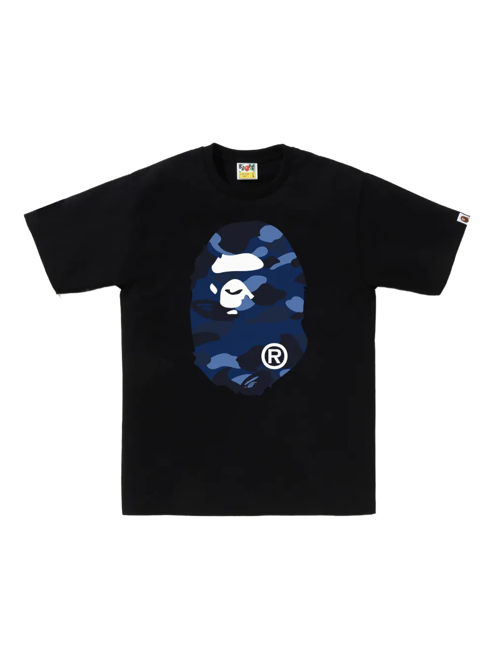 A BATHING APE® camo-print tee | Black | Image 1