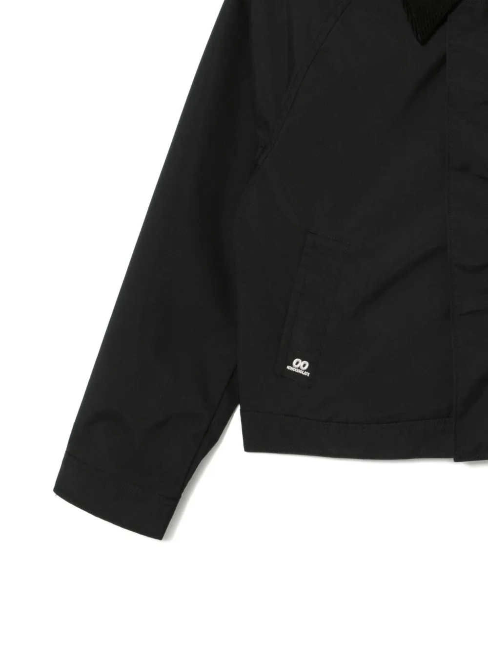 Chocoolate Jacke Mit Welpen-stickerei In Black