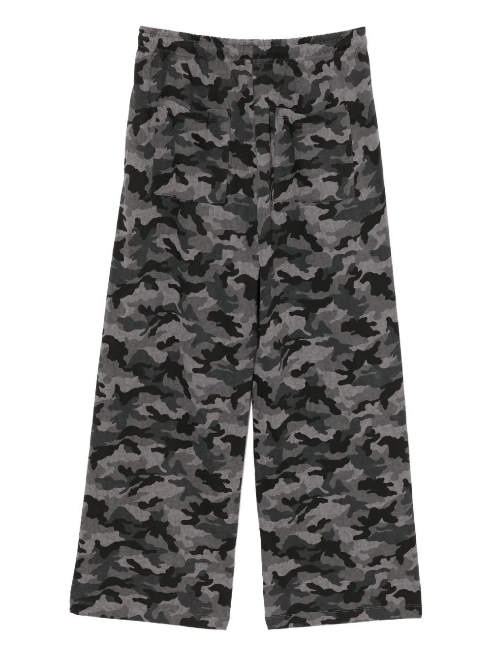B+ab Broek met camouflageprint - Zwart