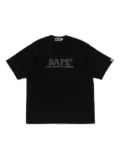 A BATHING APE® rhinestone-embellished logo T-shirt - Black