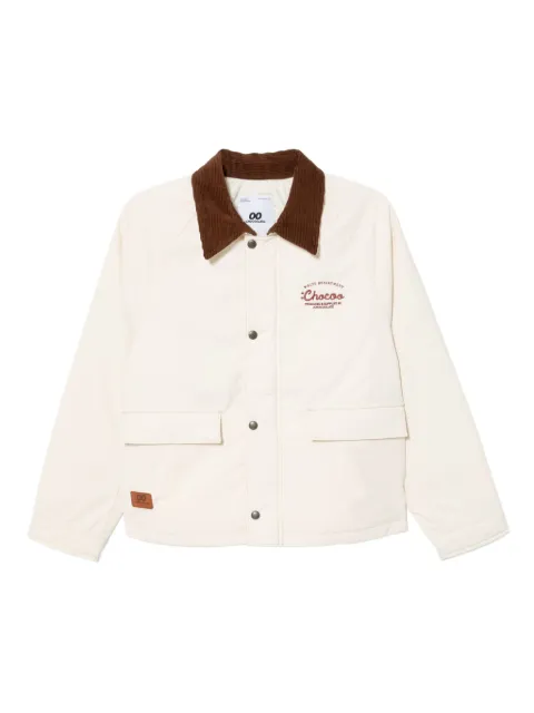 CHOCOOLATE logo-embroidered jacket