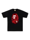 A BATHING APE® camo ape-head T-shirt - Black