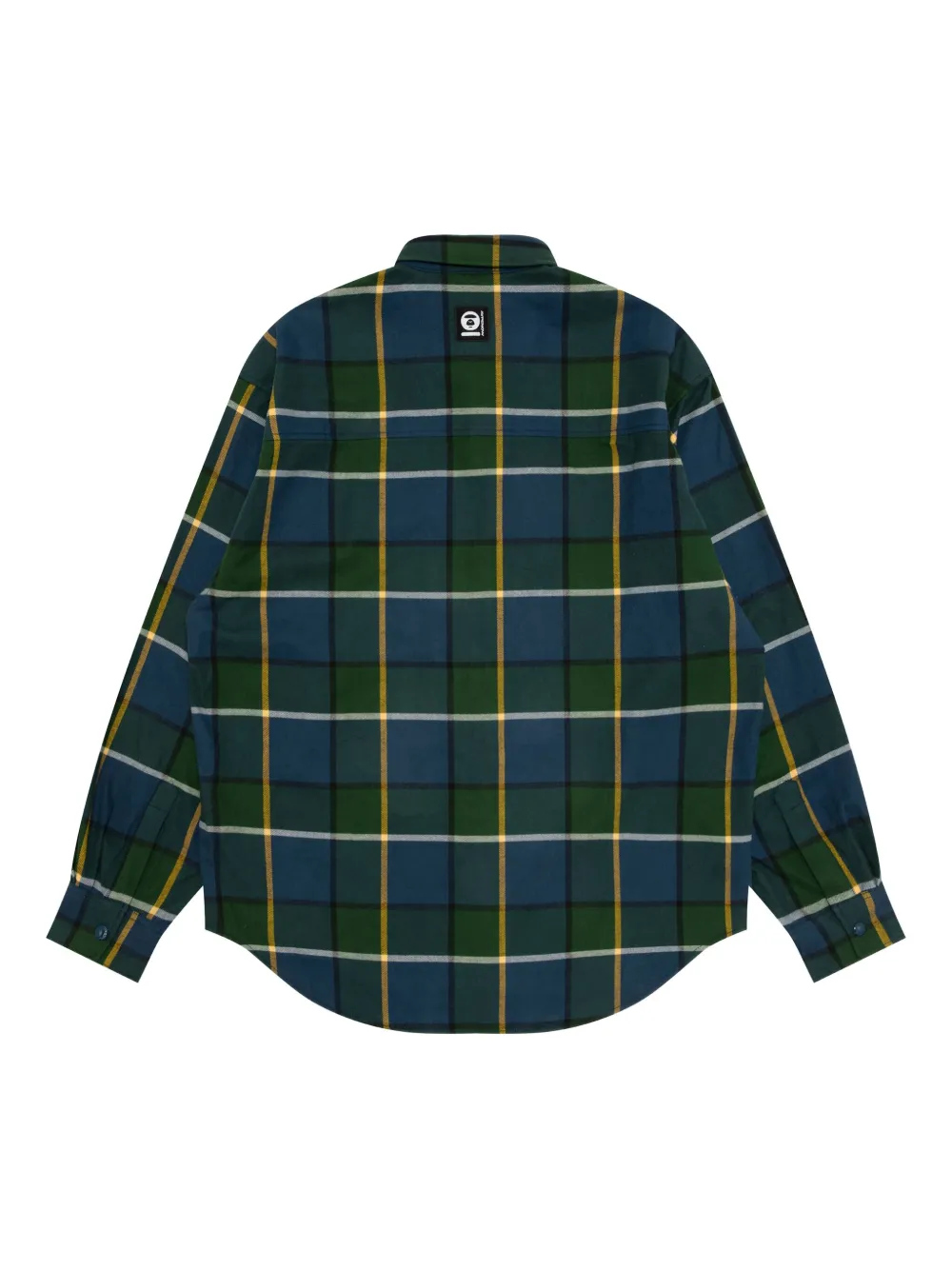 AAPE BY *A BATHING APE Geruit overhemd - Blauw