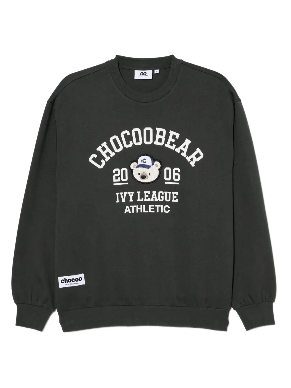 CHOCOOLATE logo-print sweatshirt | Green | Image 1