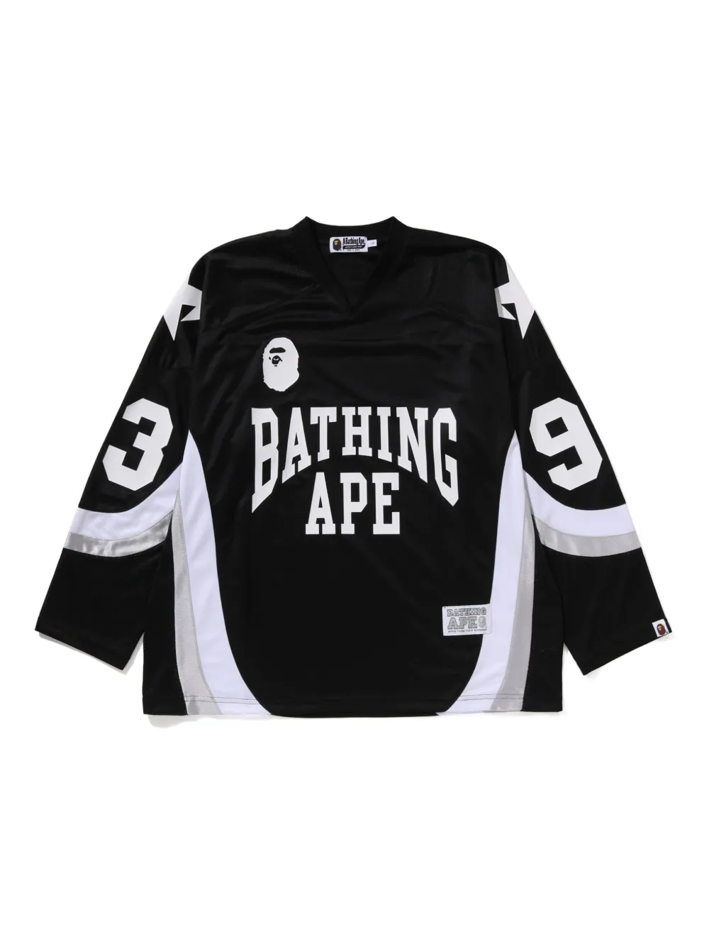 A BATHING APE® hockey jersey | Black | Image 1