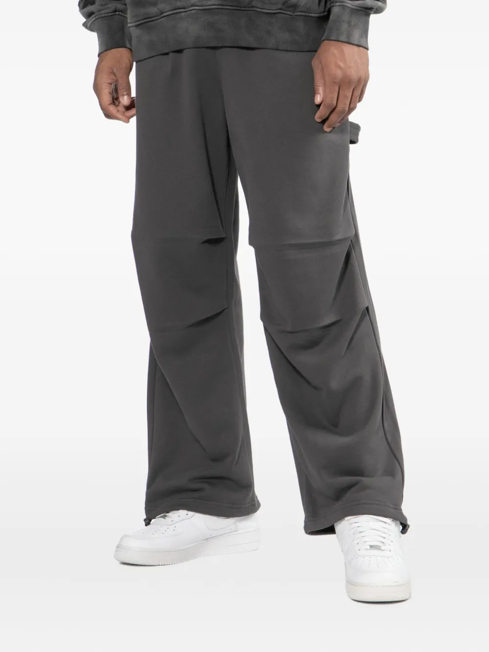 FIVE CM Trainingsbroek met trekkoord en logopatch Grijs