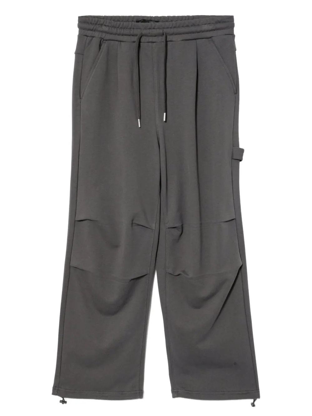 FIVE CM logo patched drawstring track pants | Grey | Image 1