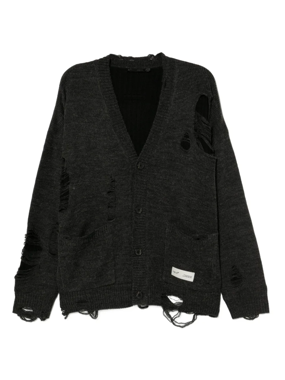FIVE CM patchwork cardigan | Grey | Image 1