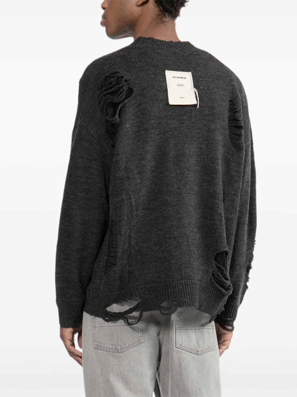 FIVE CM Vest met patchwork Grijs